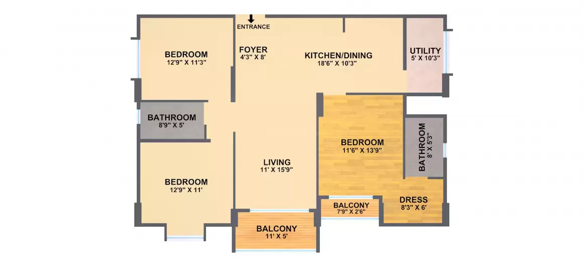 Floor plan for Green Eutopia